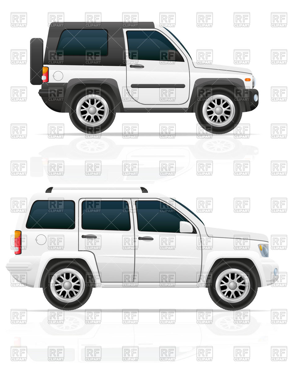 Off Road Jeep   Suv Transportation Download Royalty Free Vector Clip    