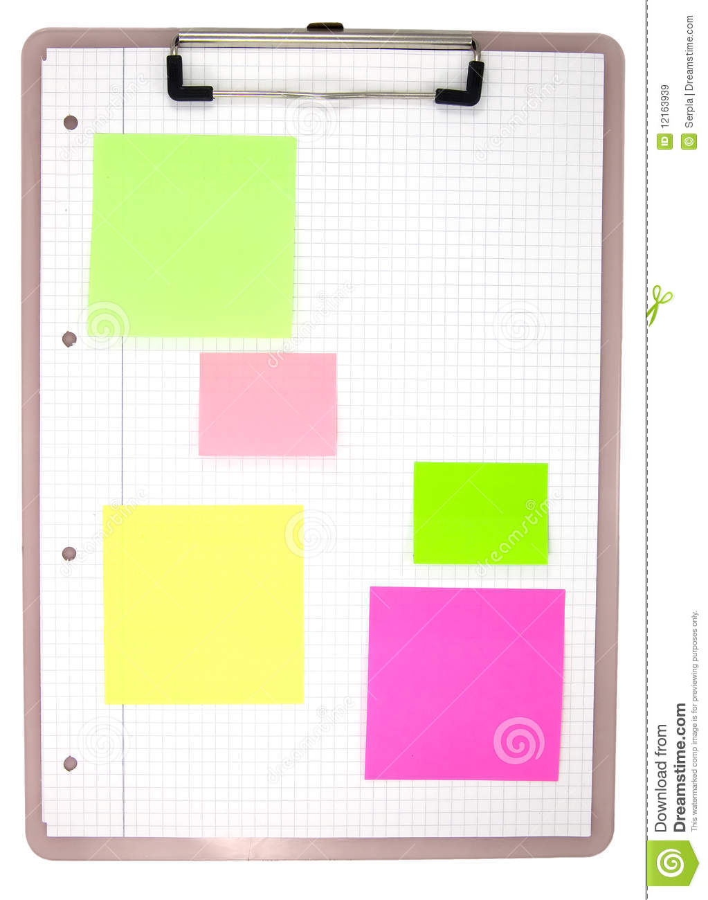 Open Binder With Post It Notes Royalty Free Stock Images   Image