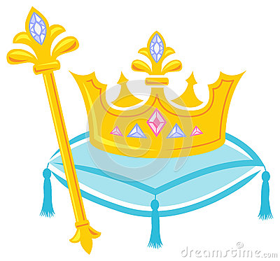 Princess Royal Crown Clip Art Royal Crown Scepter Eps 25507788 Jpg
