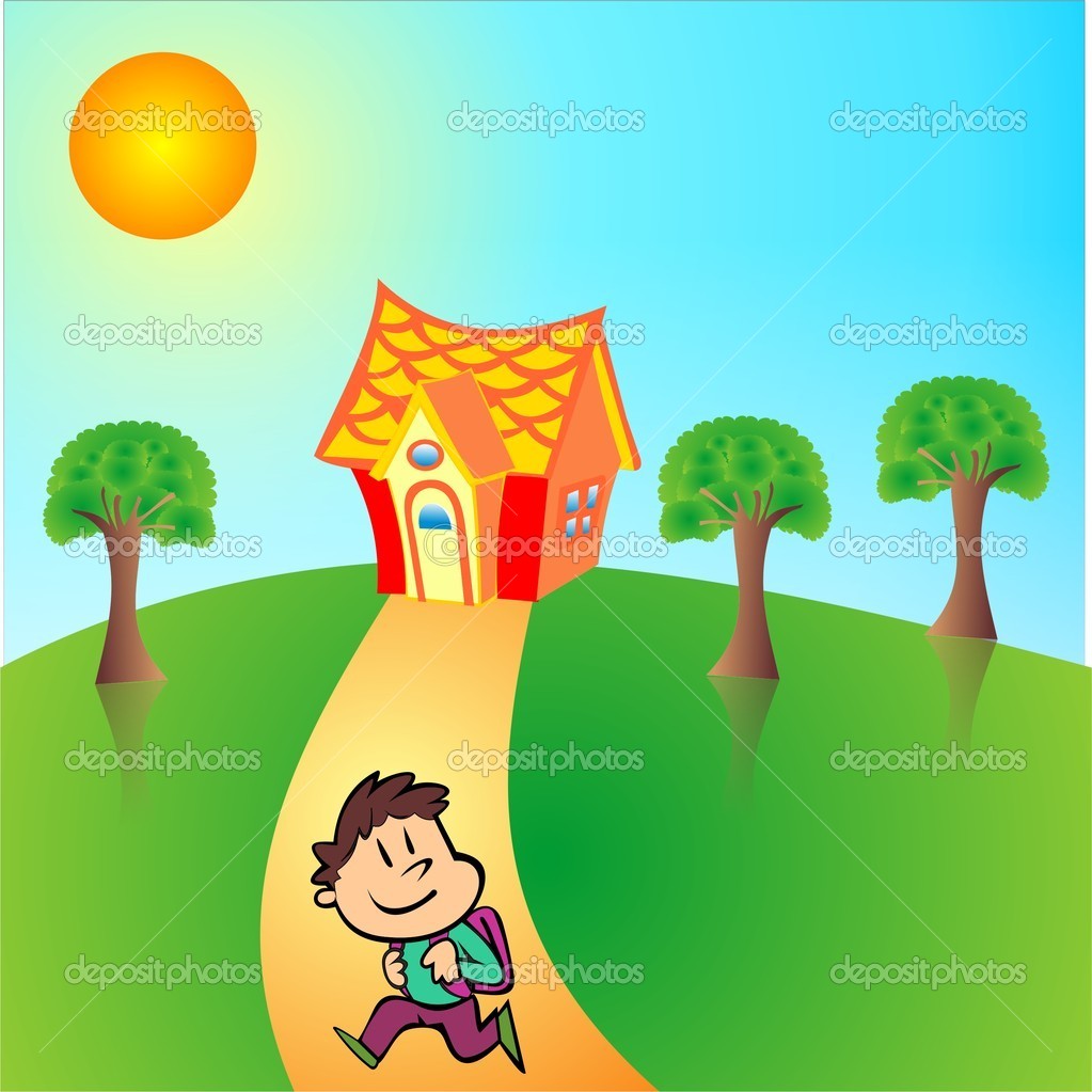 Related  Go Home Clipart  Return Clipart  Return Home From School