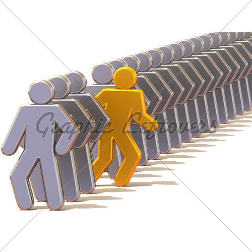 Related Pictures Silhouettes Of People 3d Stock Photo 64892224