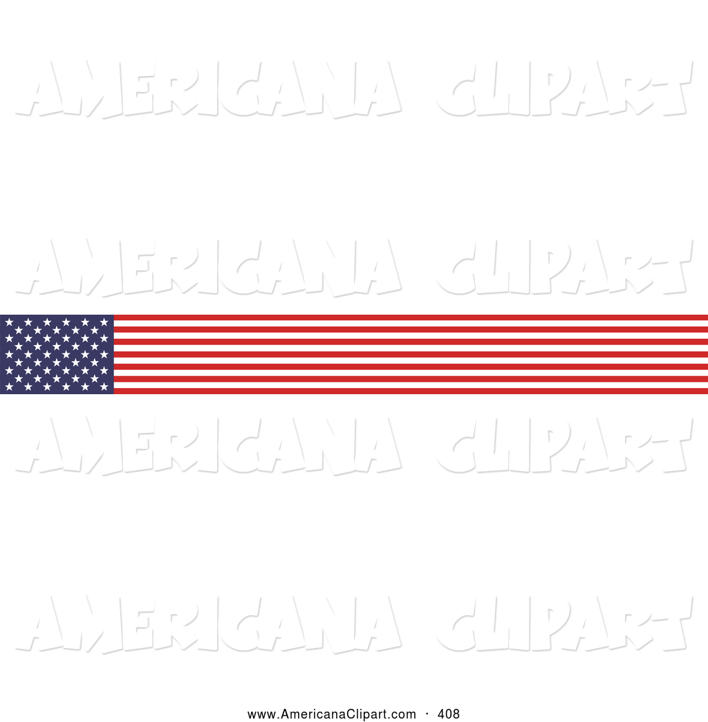 American Flag Black And White Clipart