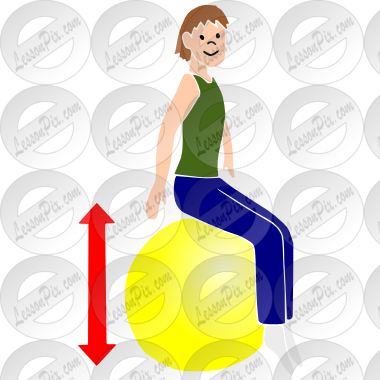 Bounce Stencil For Classroom   Therapy Use   Great Bounce Clipart
