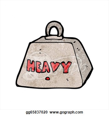 Cartoon Heavy Metal Weight  Clipart Illustrations Gg65837020