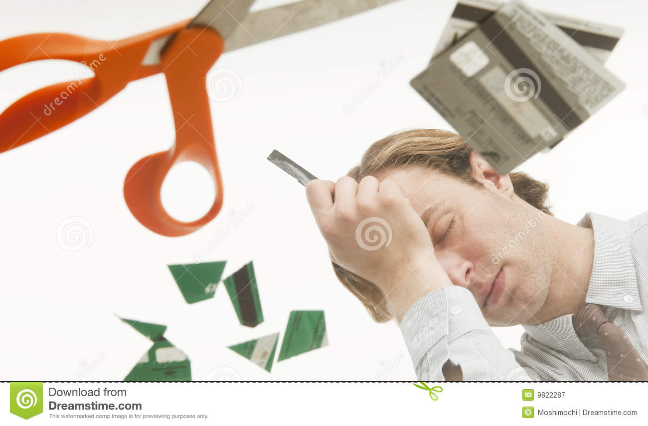 Disappointed About Debt Royalty Free Stock Photography   Image