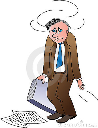 Disappointed Person Clipart Disappointed Man Holding Papers 16401945    