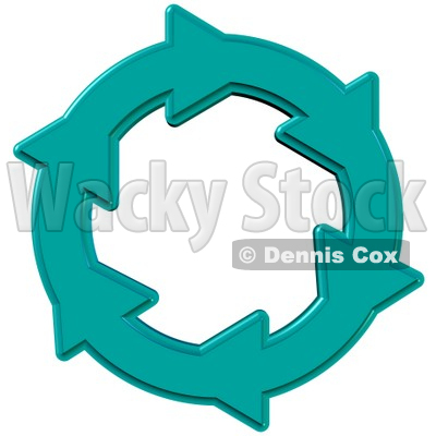 Environmental Clipart Illustration Image Of A Blue Circle Of Water