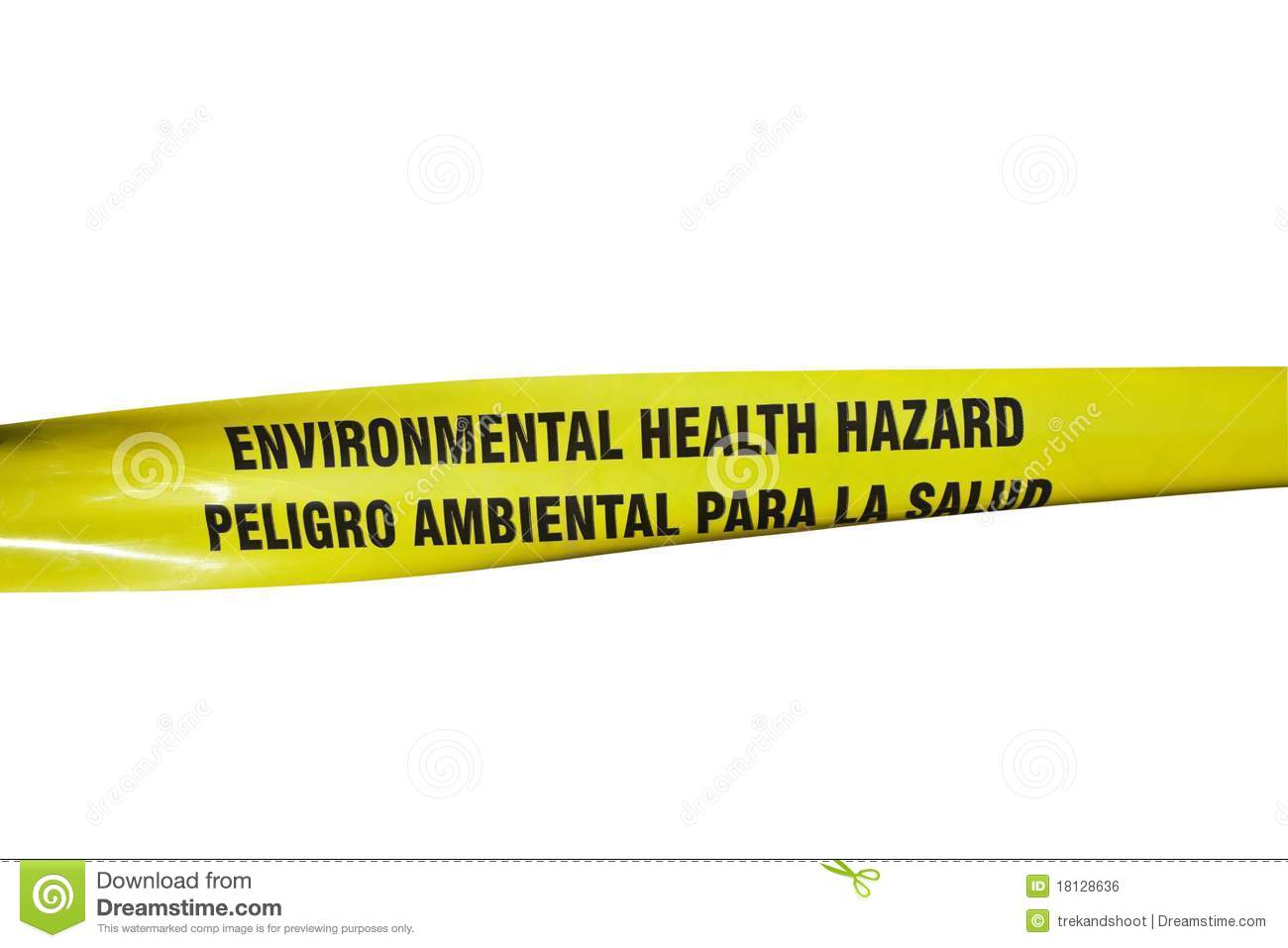 Environmental Health Hazard Tape Royalty Free Stock Image   Image