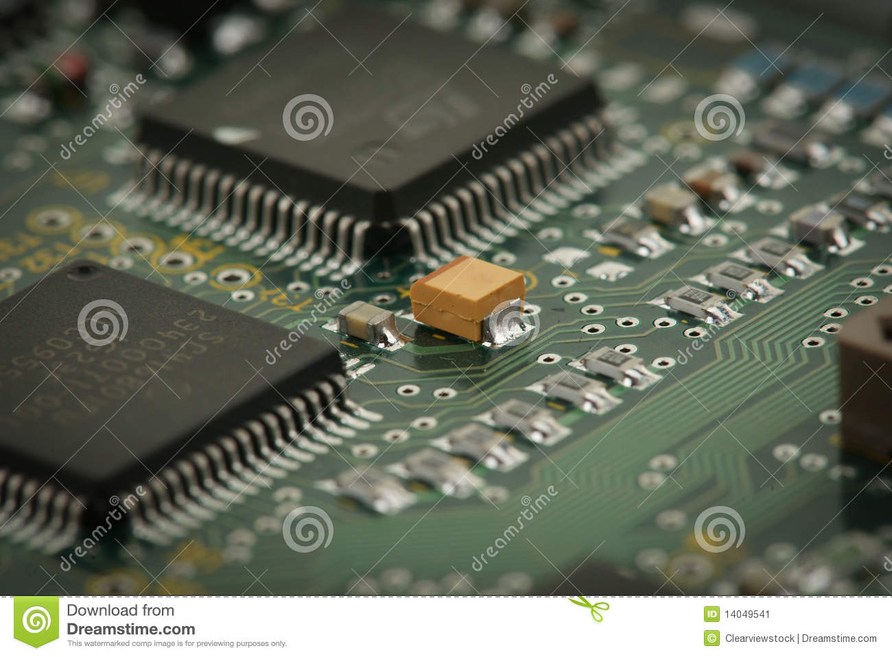 Image Of Integrated Circuits And Surface Mount Technology