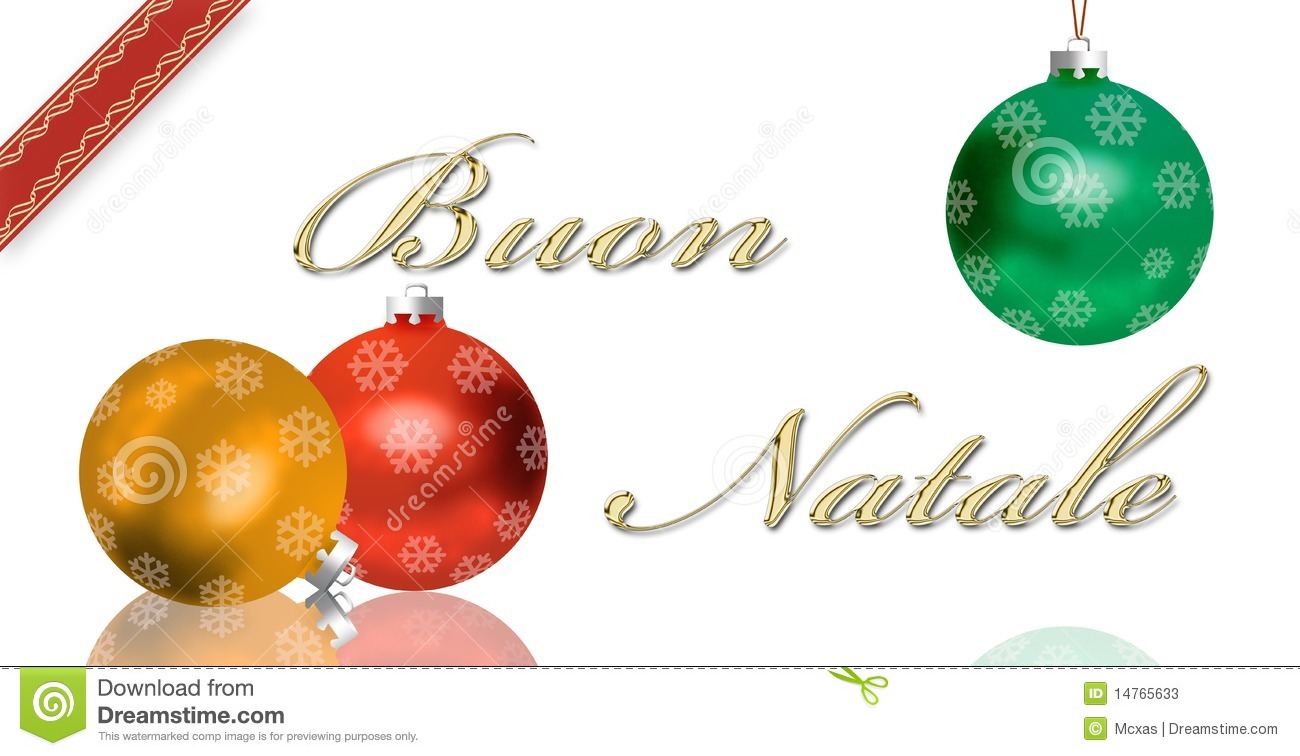 Italian Christmas Greeting Card Stock Photos   Image  14765633