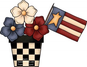    Loves Cute Patriotic Red White And Blue Country Clipart   Dont You