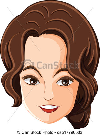 Mom Face Clipart A Face Of A Pretty Woman