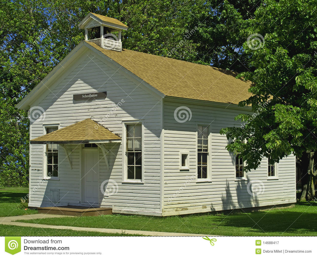 Old Fashioned One Room Schoolhouse Located In Romulus New Yorkbuilt