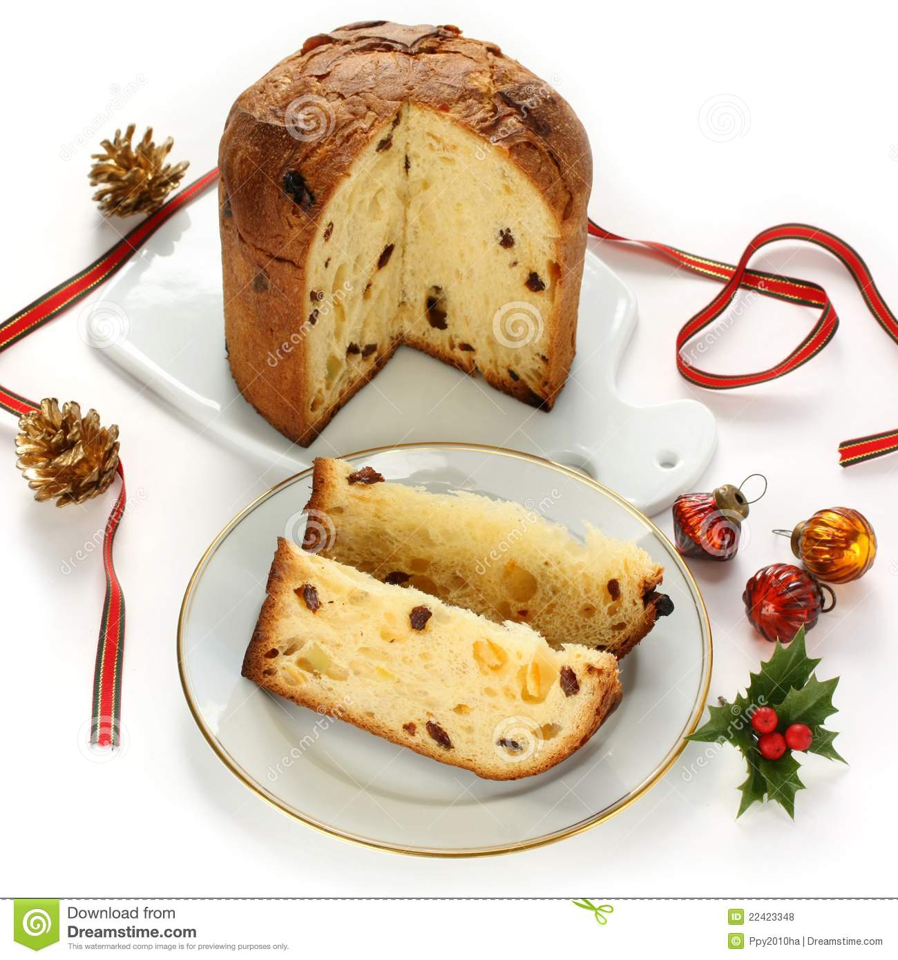 Panettone Italian Christmas Bread Royalty Free Stock Photos   Image    