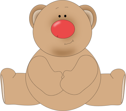 Preschool Christmas Bear Clipart