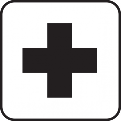     Signs   Symbols   Sign Black Map Cross White Plus First Aid Hospital