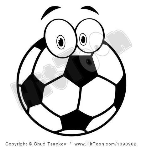 Soccer Ball Clipart Black And White 1090982 Clipart Black And White