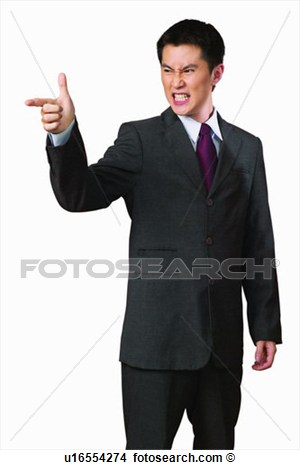 Stock Photo Of Young Adult Gesturing Business Suit One Young Man