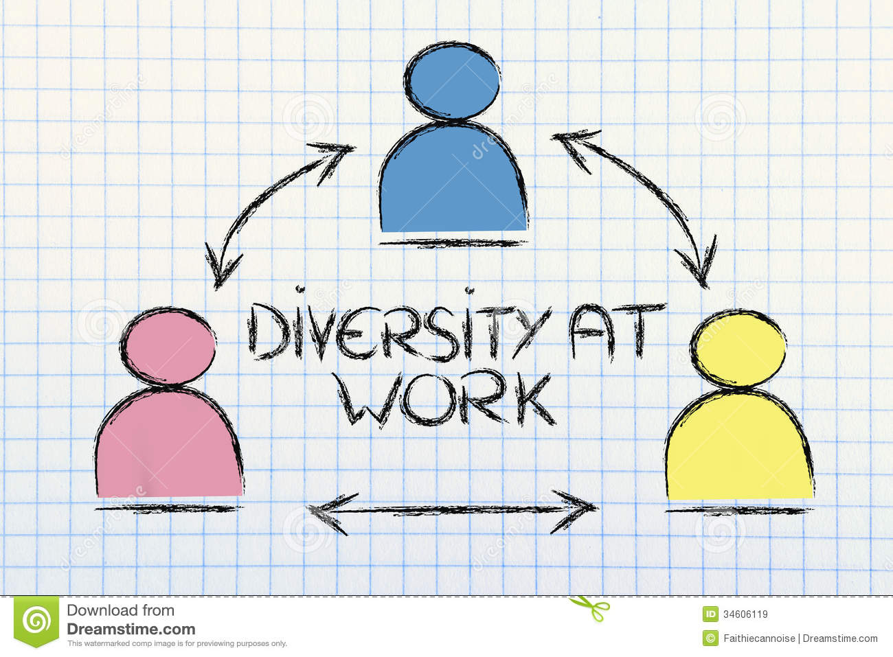 Team Of Co Workers Diversity At Work Royalty Free Stock Images