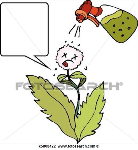 An Image Of A Weed Killer Sprayed On A Weed 