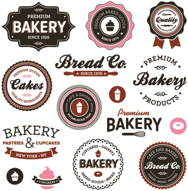 Classic Coffee Label   Vector Material