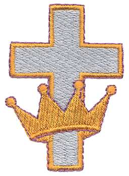 Clipart Cross With Crown