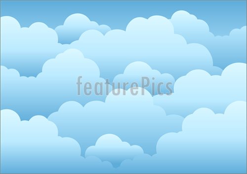 Cloudy Sky Background 1 Illustration  Royalty Free Vector At