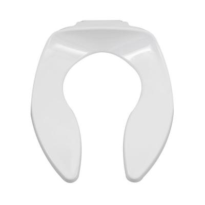 Commercial Elongated Open Front Toilet Seat With Everclean Surface In    