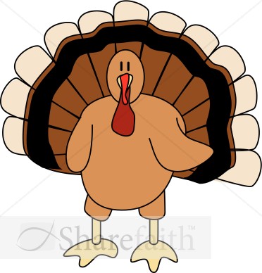 Cute Turkey   Thanksgiving Clipart