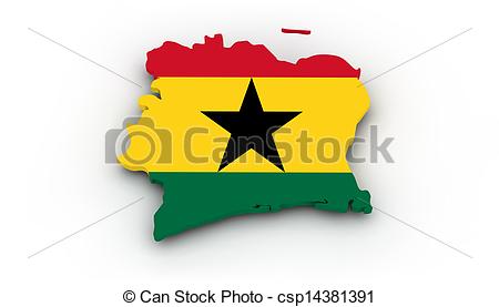 De Ilustraciones De Ghana Pa S  Frica Csp14381391   Buscar Clipart