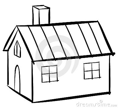 House Outline Clip Art House Outline 20699815 Jpg
