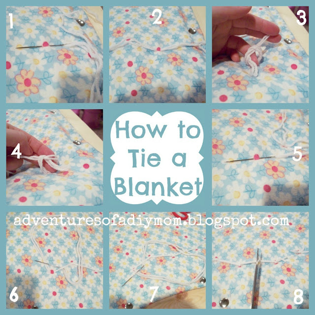 How To Make A Tied Blanket   Cafe Coffee Stove Burner Covers