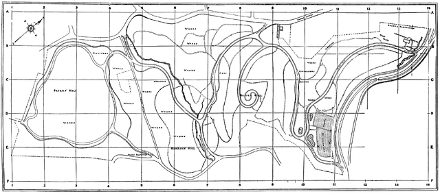 Map Of The Arnold Arboretum   Clipart Etc