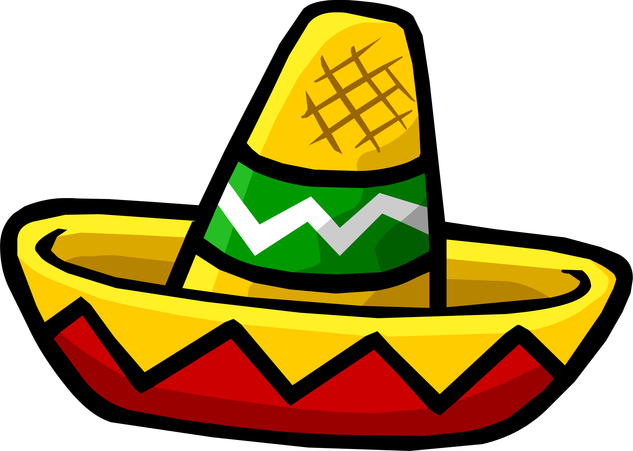 Mexican Sombrero Transparent Clipart