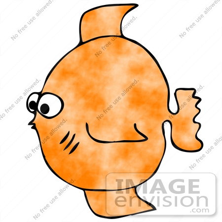 Orange Fish Clipart Picture    19887 By Djart   Royalty Free Stock