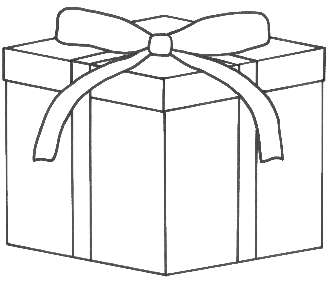Pictures Of Christmas Presents To Colour   Imagebasket Net