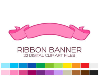 Pink Ribbon Banner Png Ribbon Banner Clipart For