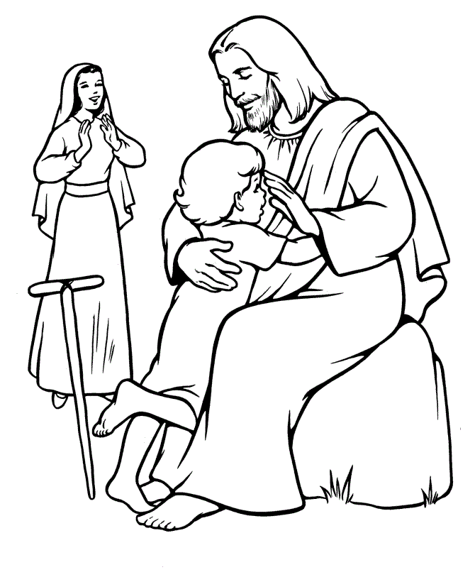 Printable Christmas Coloring Pages Of Jesus   Coloring