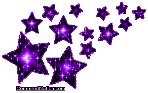 Purple Glitter Stars Myspace Glitter Graphic Comment