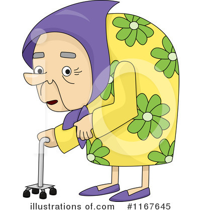 Royalty Free Rf Old Woman Illustration By Bnp Design Studio Clipart