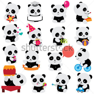 Source File Browse   Animals   Wildlife   Happy Panda Clip Art
