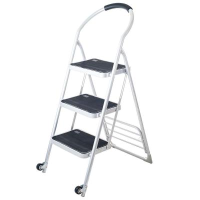       Step Ladder Folding Cart Dolly In White 75 0001 W   The Home Depot