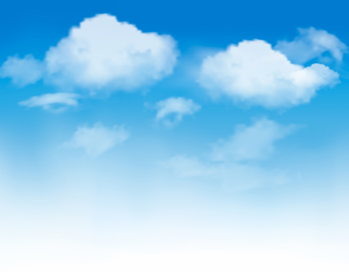 Sunny Blue Sky Background Vector 04   Vector Background Free Download