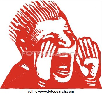 Yelling Face Clipart