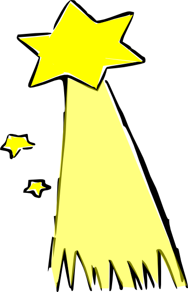 Yellow Shooting Stars Clipart   Clipart Panda   Free Clipart Images
