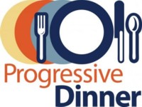 Youth Progressive Dinner Clipart