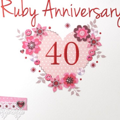      40th Wedding Anniversary Made With Love Ruby Anniversary 375 2 Jpg
