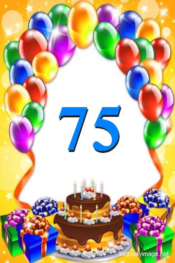 75th Birthday Wishes Happy Birthday