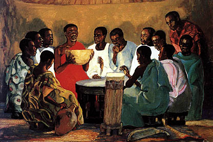 Christian Art   African   The Lord S Supper