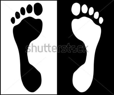 Download Source File Browse   People   Black And White Foot Print